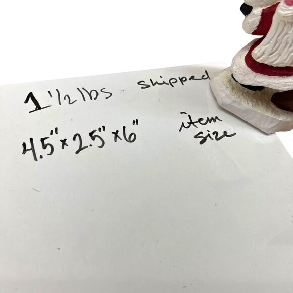 House Of Hatten Santa Figurine Paul F. Bolinger Dove Birdhouse 6" Holiday - Picture 8 of 8